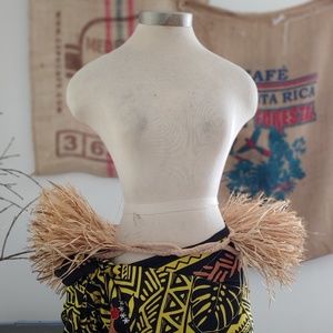 Raffia Grass Hip Hei (Half) grass skirt